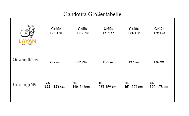 Gandoura Saphirblau