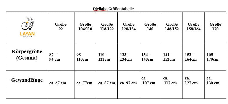 Djellaba Nachtblau