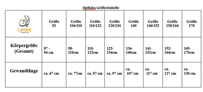 Djellaba Waldgrün
