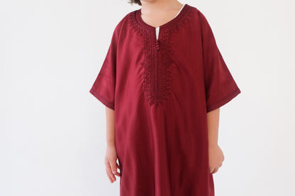 Gandoura Rubinrot