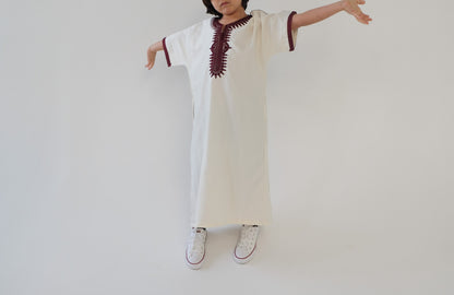 Gandoura Weißrot