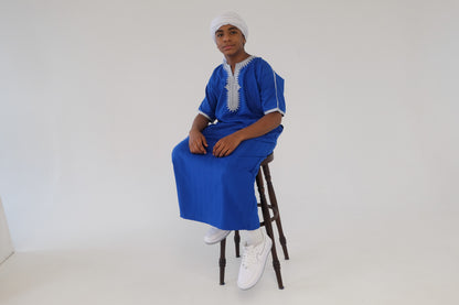 Gandoura Saphirblau