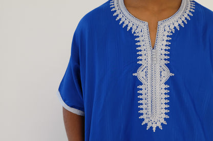 Gandoura Saphirblau