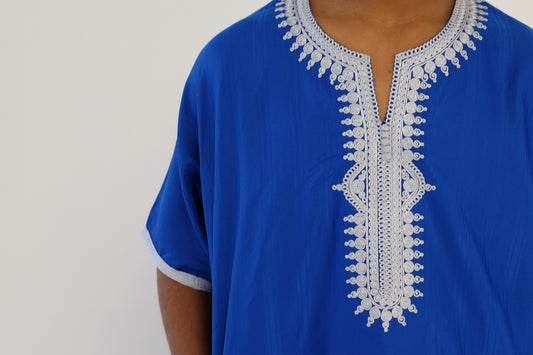 Gandoura Saphirblau