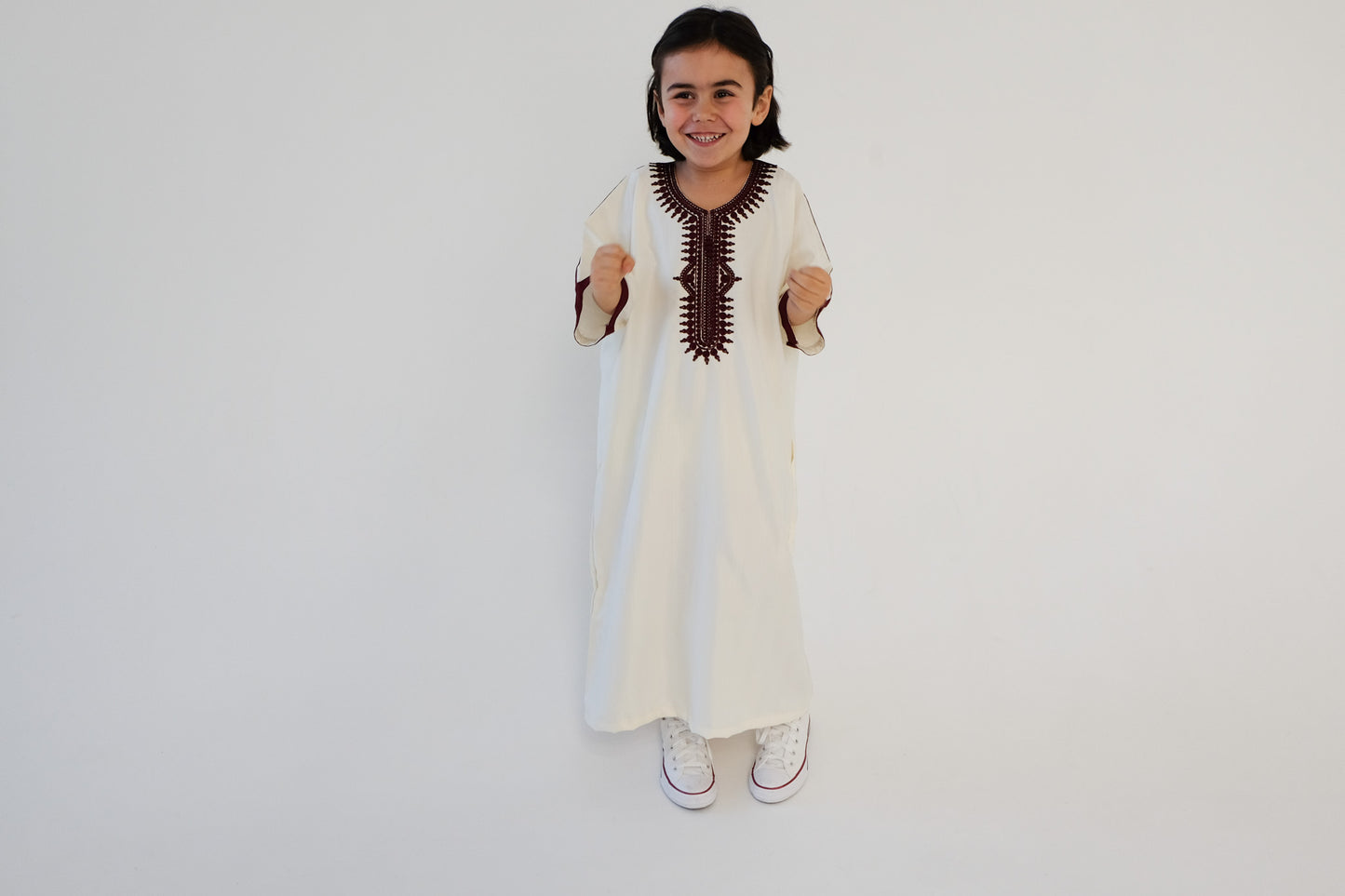 Gandoura Weißrot