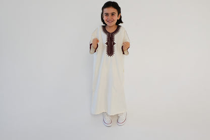 Gandoura Weißrot